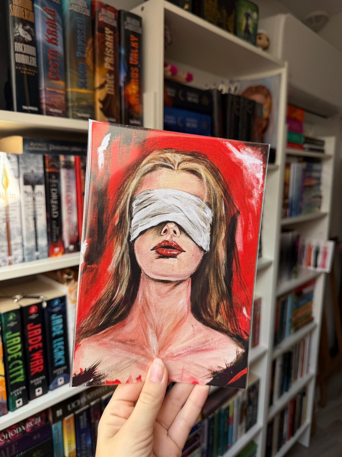 Dark Romance Reader - premium art print