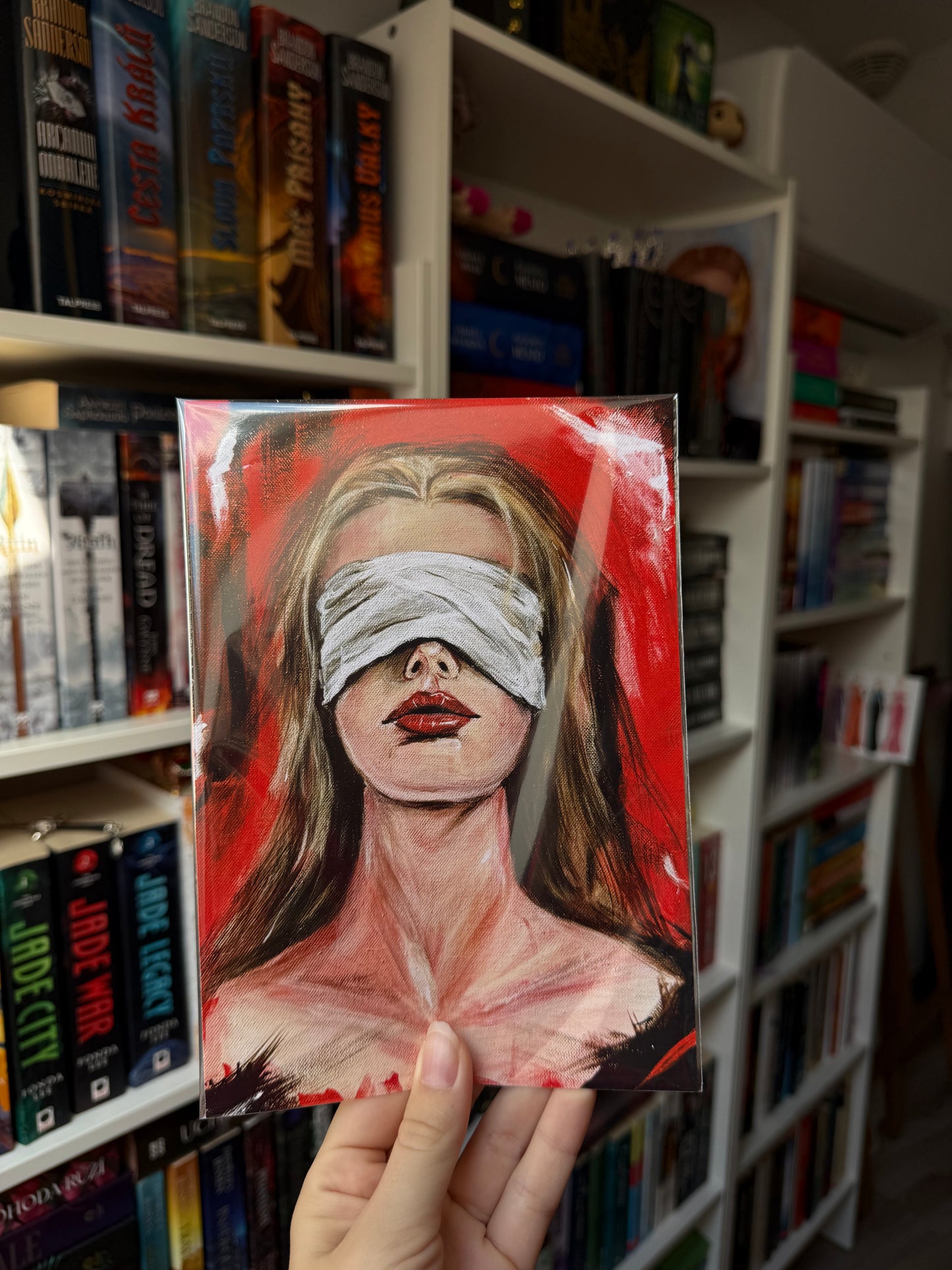 Dark Romance Reader - premium art print