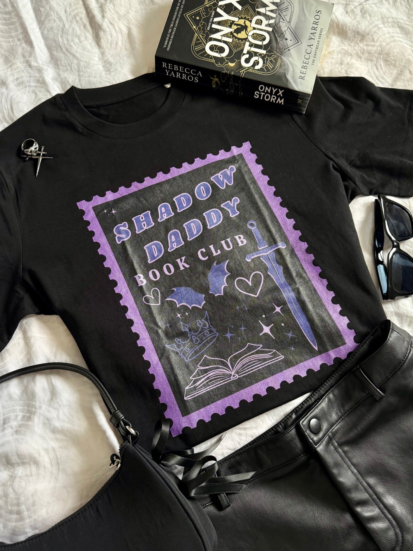 shadow daddy book club - t-shirt
