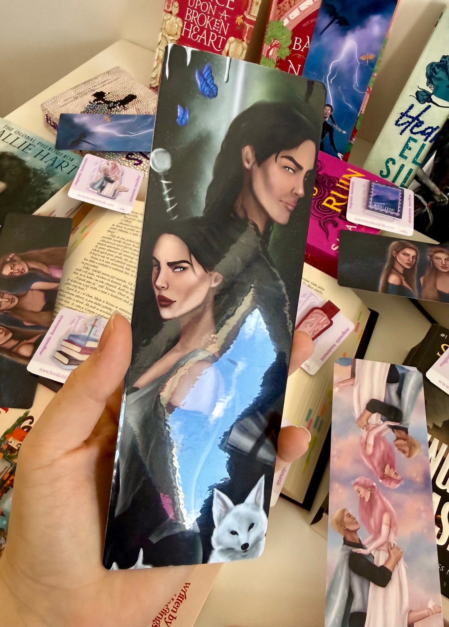 Saeris and Kingfisher - bookmark