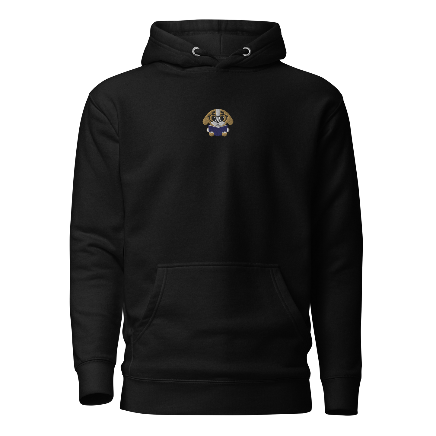 bookish dog - hoodie