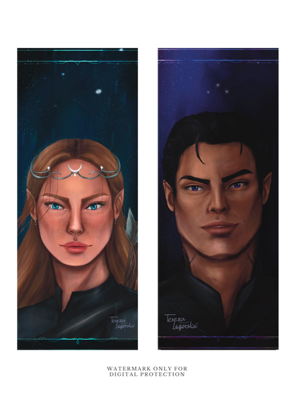 Rhys & Feyre - knižní záložka