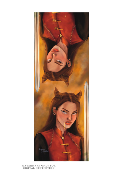 Jude Duarte fanart - knižní záložka