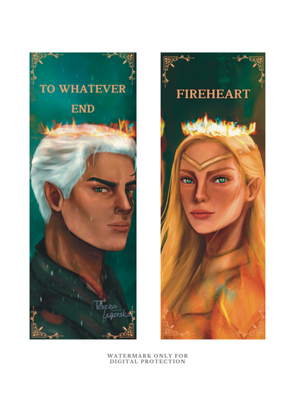 Aelin & Rowan - knižní záložka