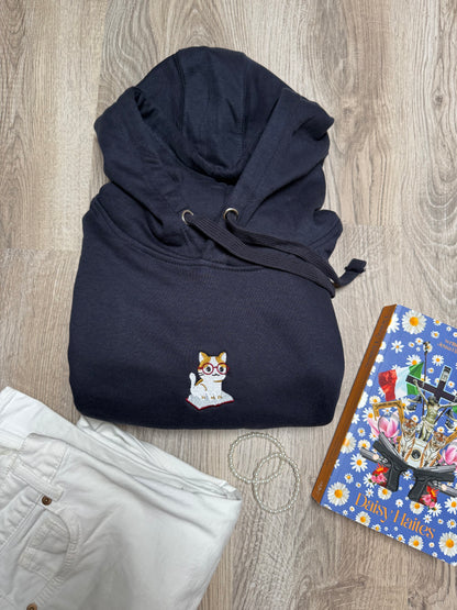bookish cat - hoodie