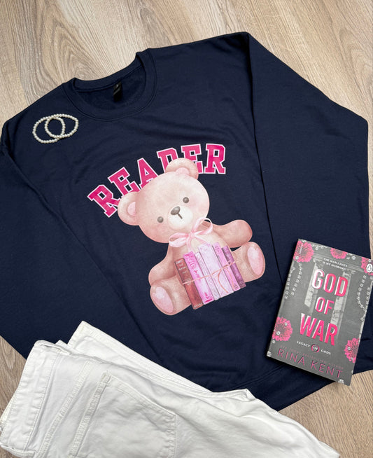 teddy reader - crewneck
