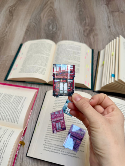 dark romance bookstore - laminovaná samolepka