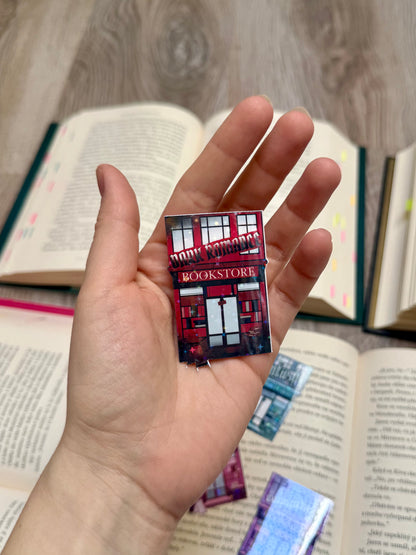dark romance bookstore - laminovaná samolepka