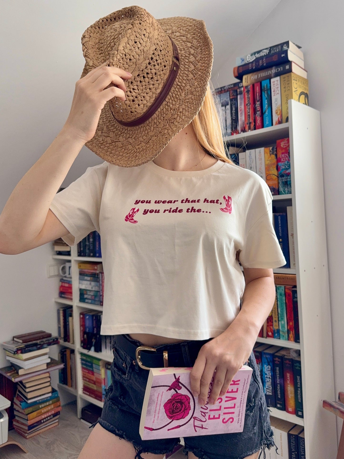 you wear that hat - crop top