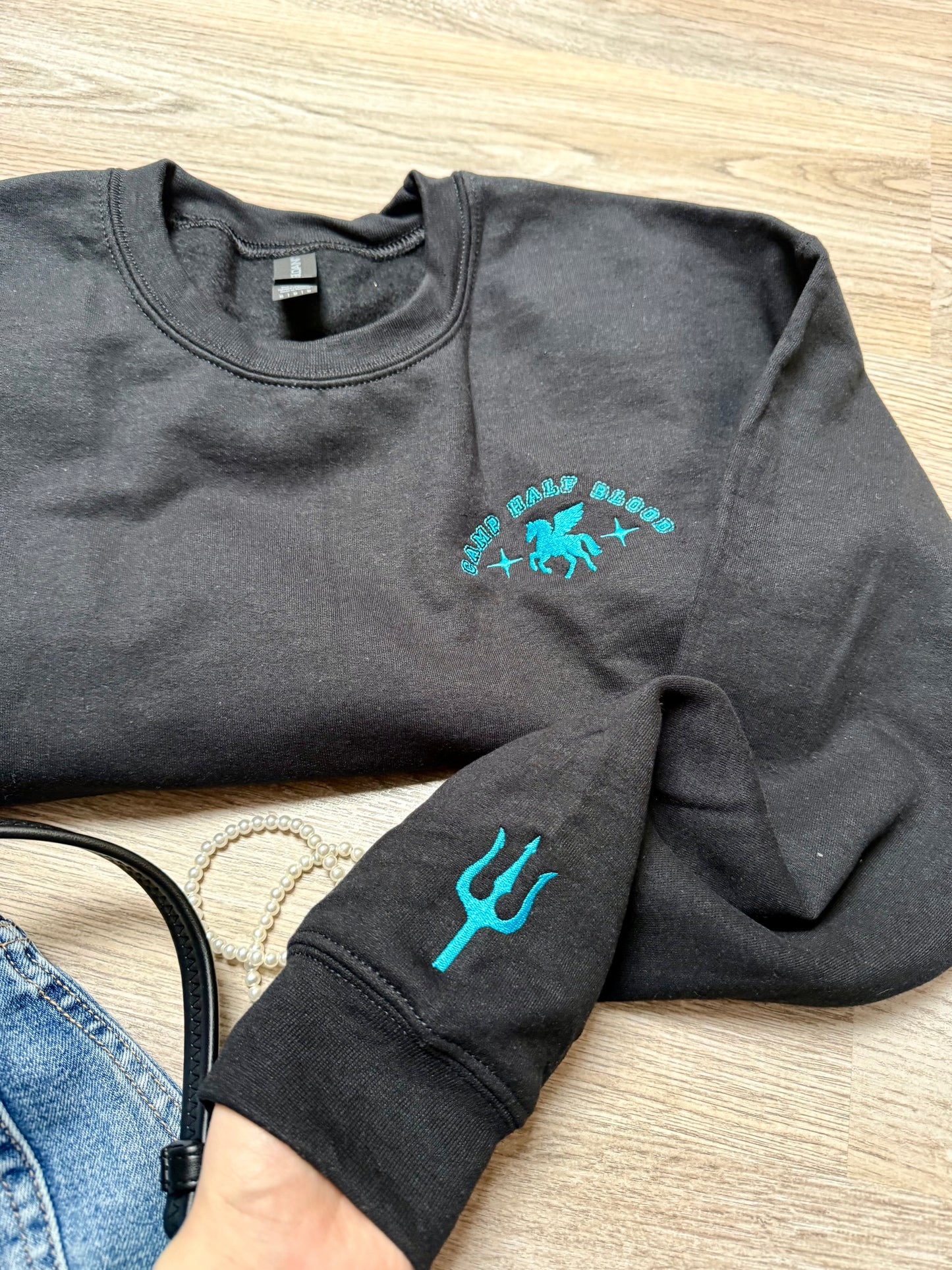 half blood camp - crewneck
