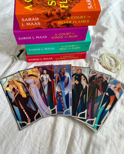 ACOTAR knižní záložky - girls edition