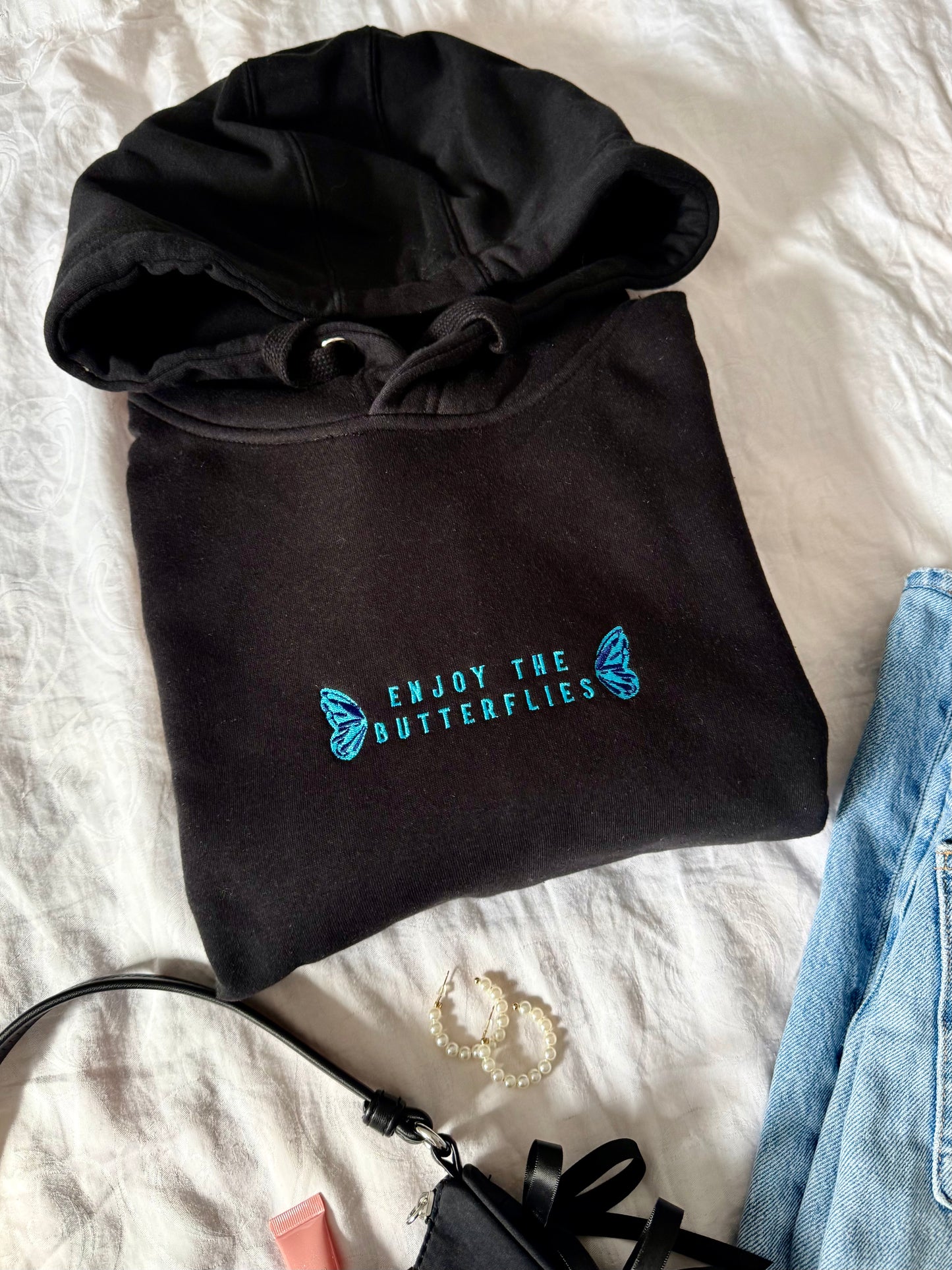 enjoy the butterflies - hoodie