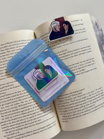 like a rose in graveyard - magnetic bookmark