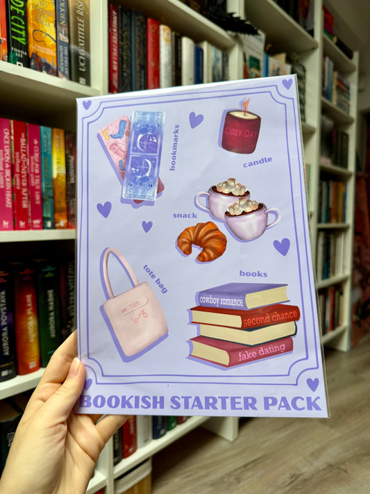 Bookish Starter Pack - Art Print