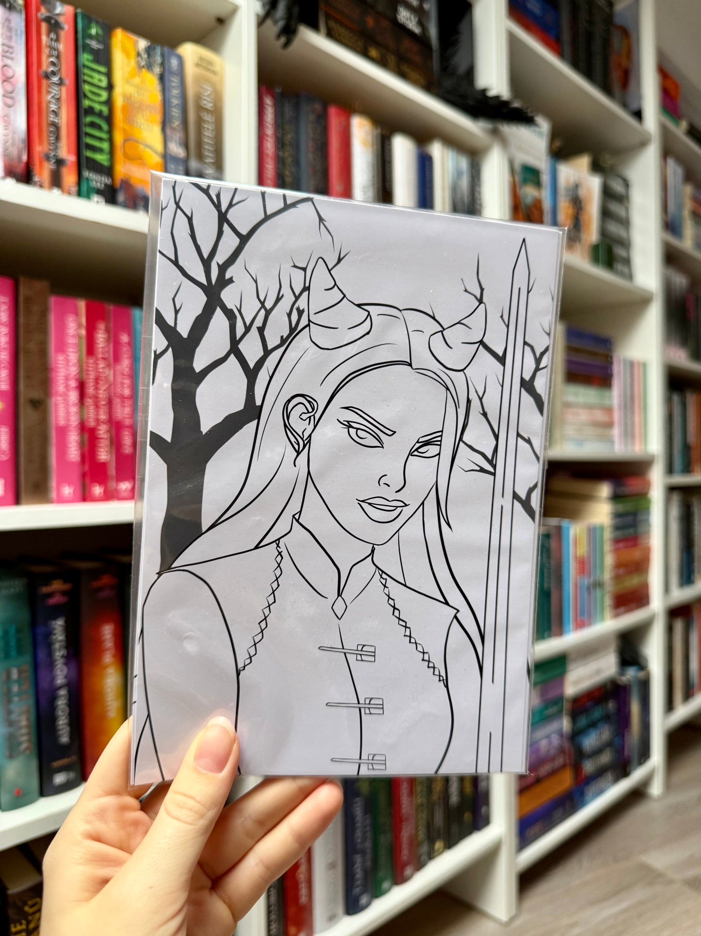 fantasy coloring pages - separate pages