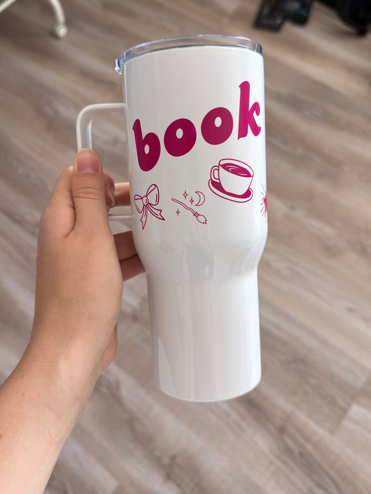 book girlie - cestovní hrnek