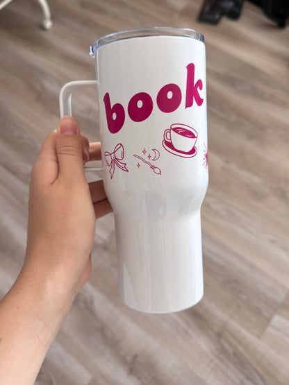 book girlie - cestovní hrnek