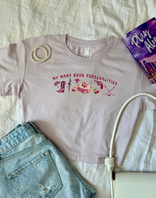 Book Personalities - crop top