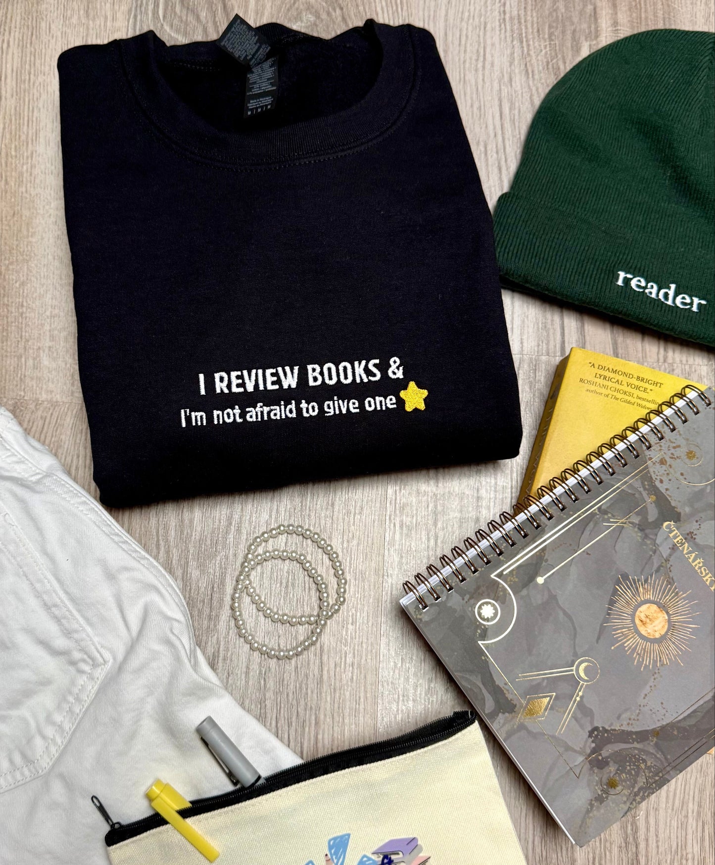 I REVIEW BOOKS - crewneck