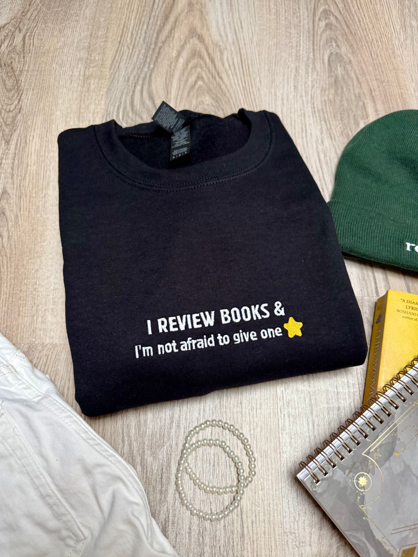 I REVIEW BOOKS - crewneck