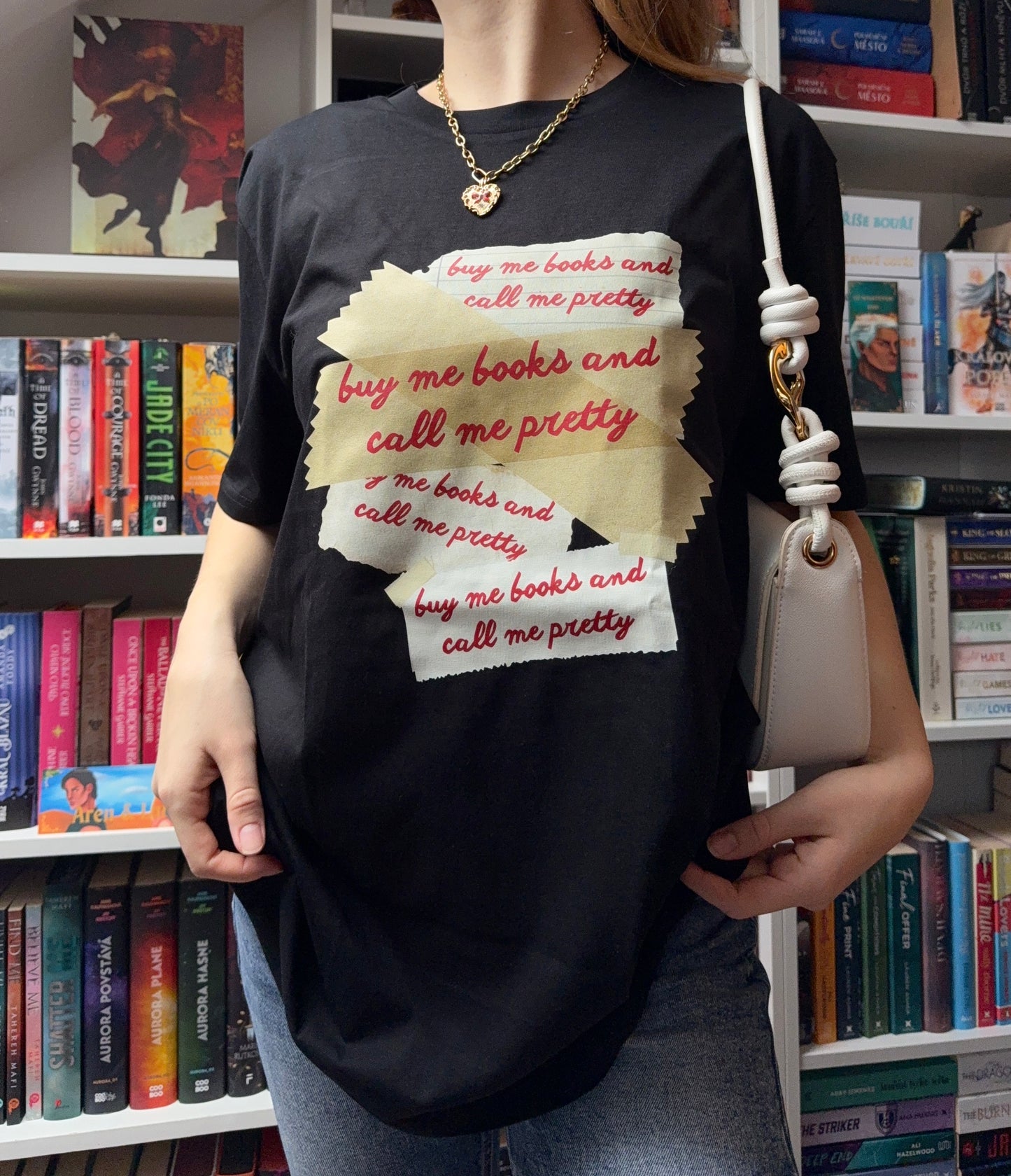 buy me books and call me pretty - t-shirt