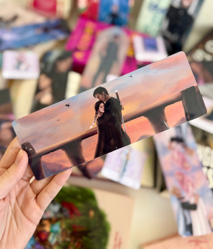 dragon riders hug - bookmark