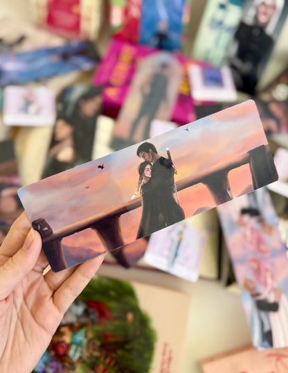 dragon riders hug - bookmark