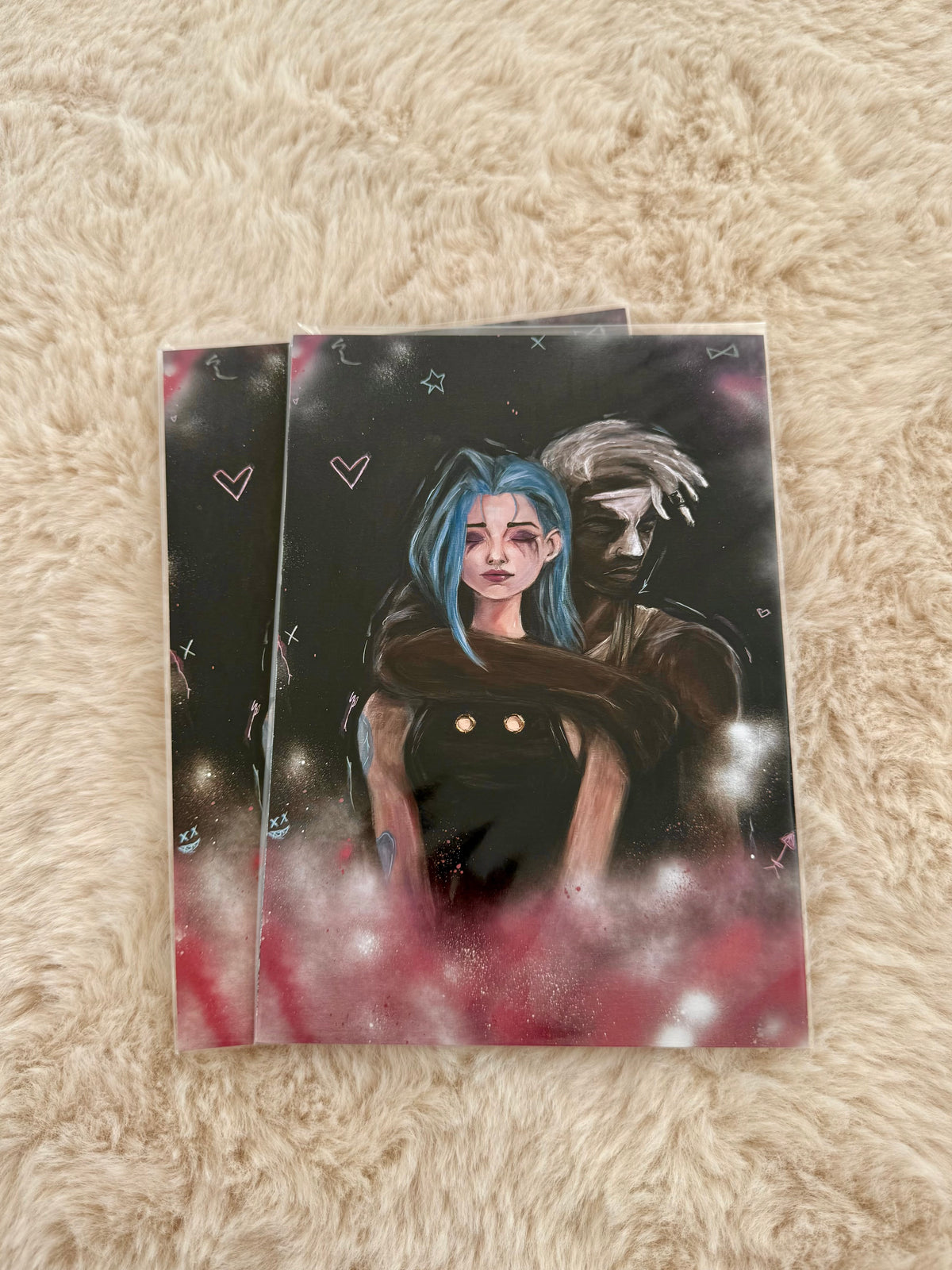 Jinx a Ekko - art print