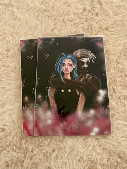 Jinx a Ekko - art print