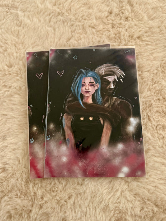Jinx a Ekko - art print