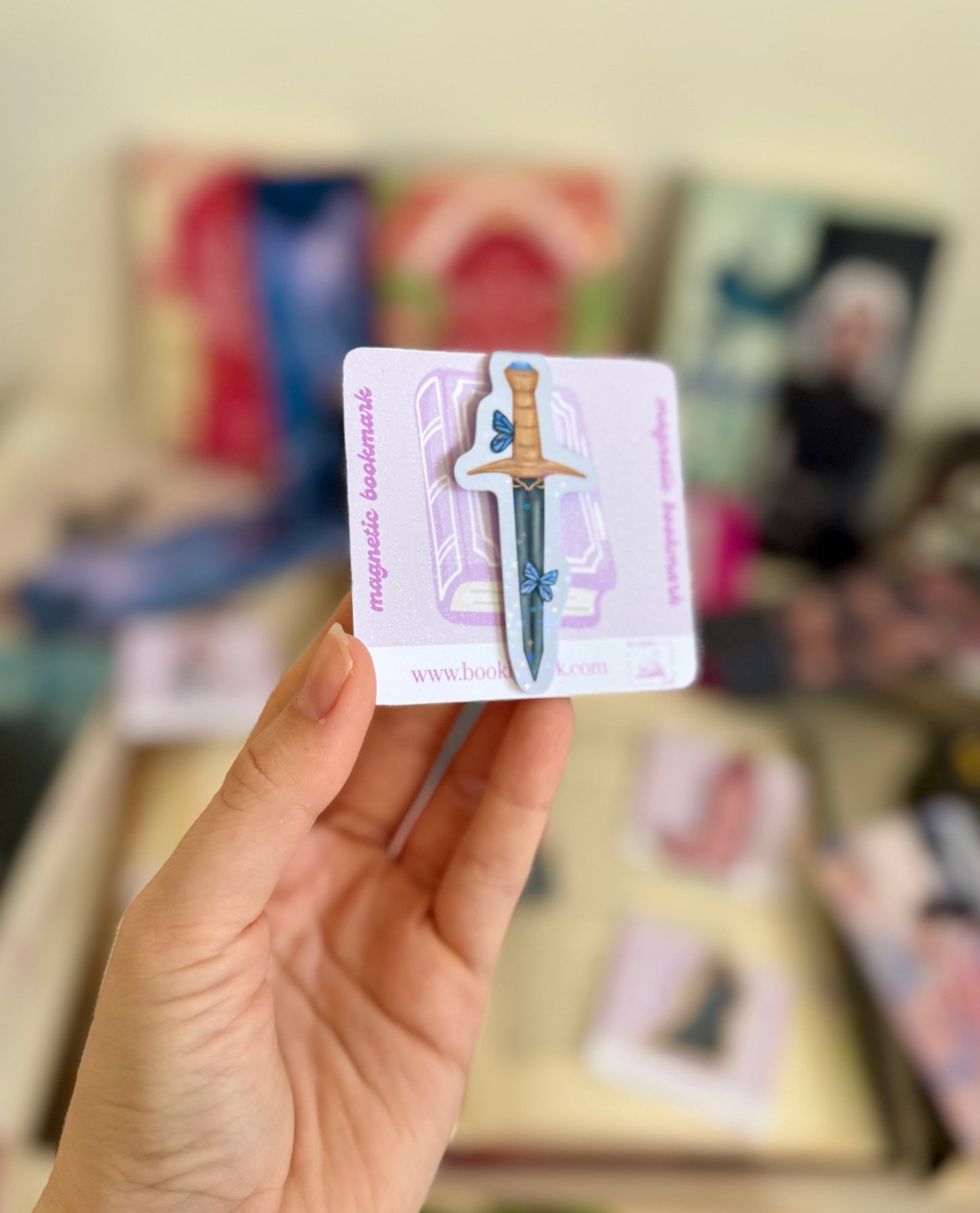 fantasy dagger - magnetic bookmark