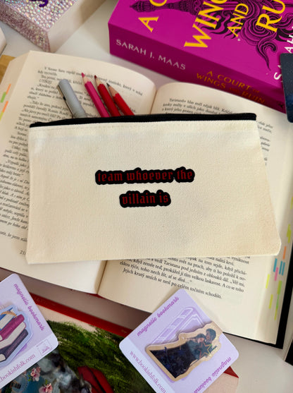 team villain - pencil case