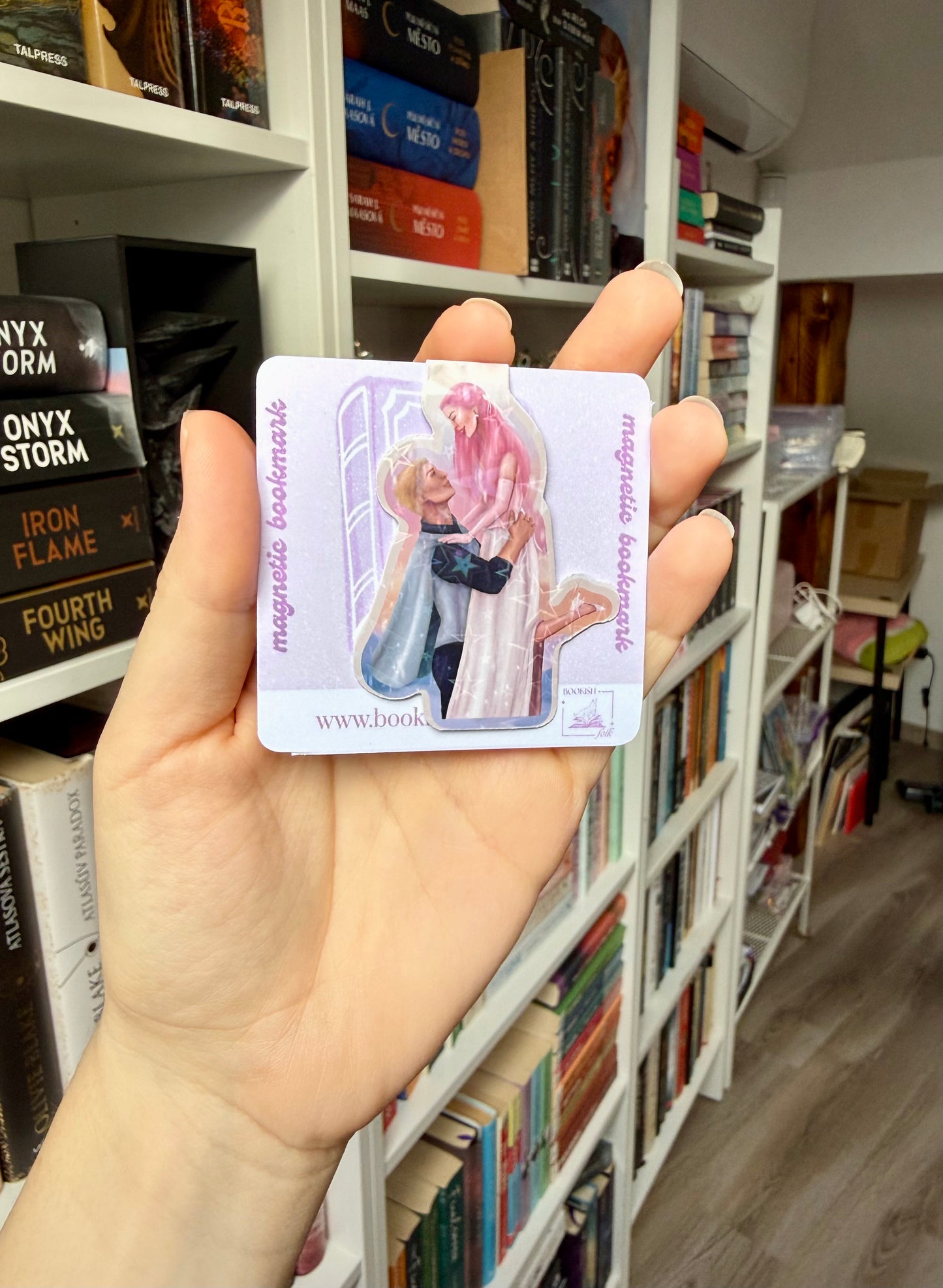 Evangeline and Jacks - magnetic bookmark