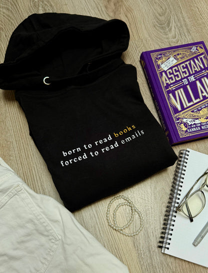 forced to read emails - hoodie