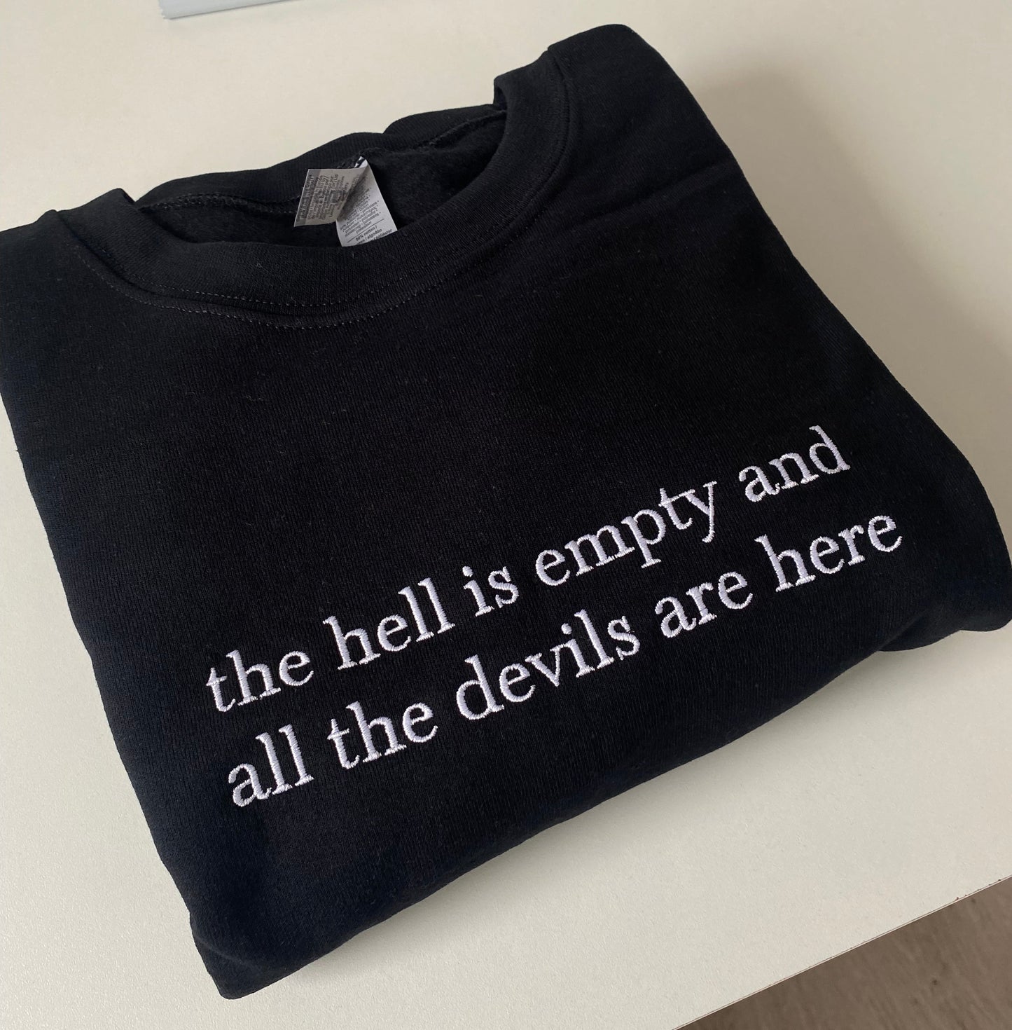 hell is empty - mikina