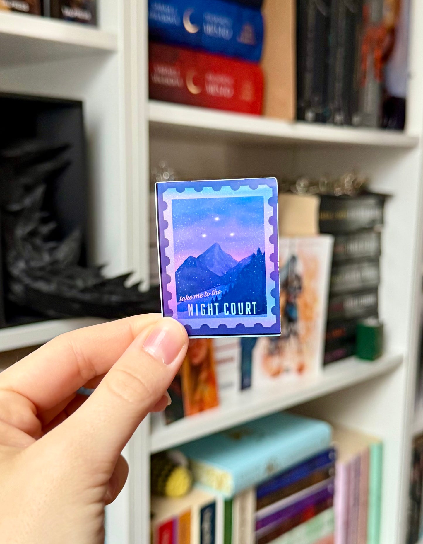 take me to the night court - holographic sticker