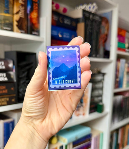 take me to the night court - holographic sticker