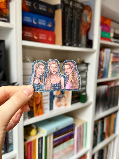 Night Court sisters - laminated sticker