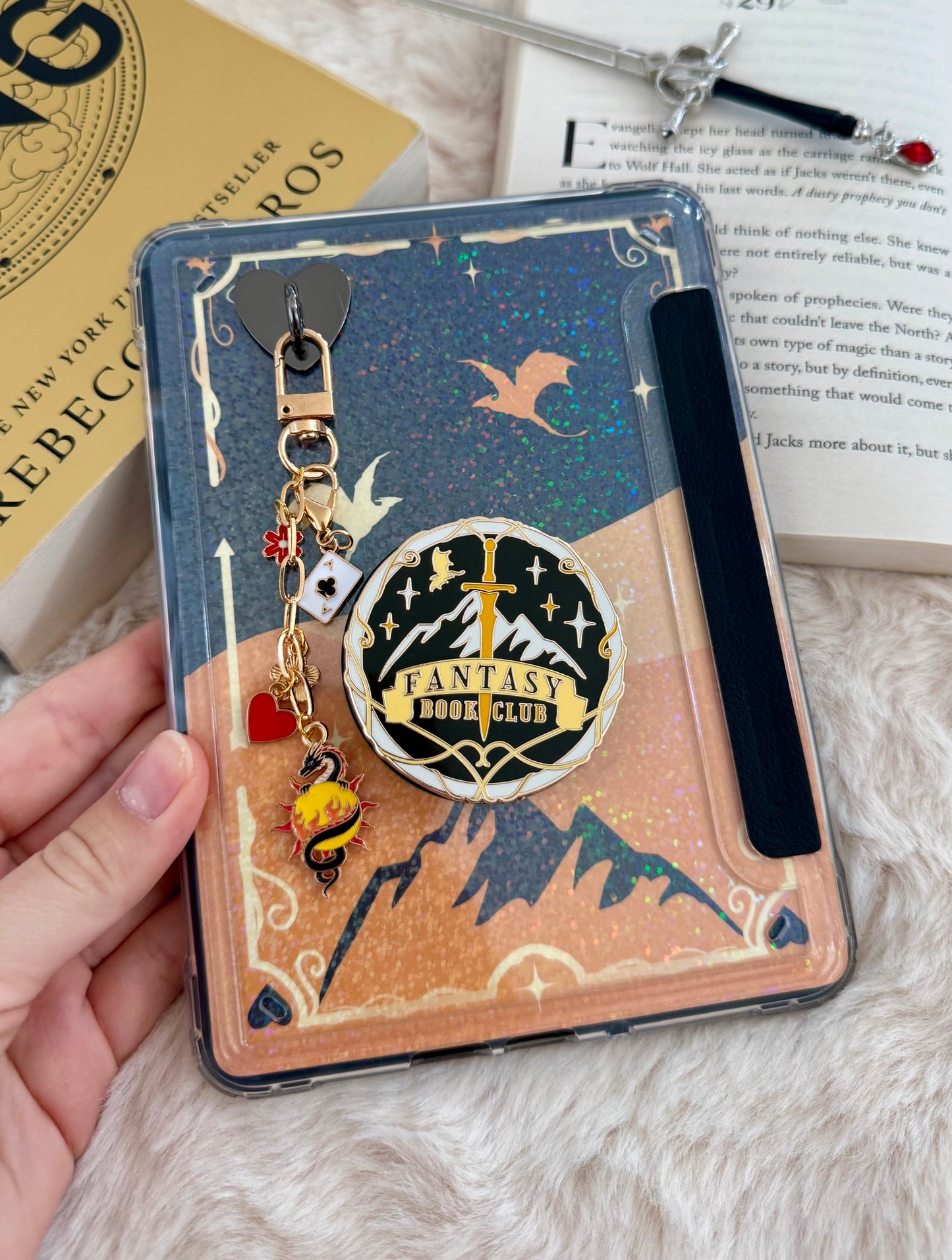 Fantasy Book Club - metal magnetic grip