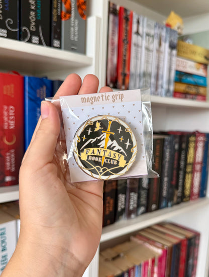 Fantasy Book Club - metal magnetic grip