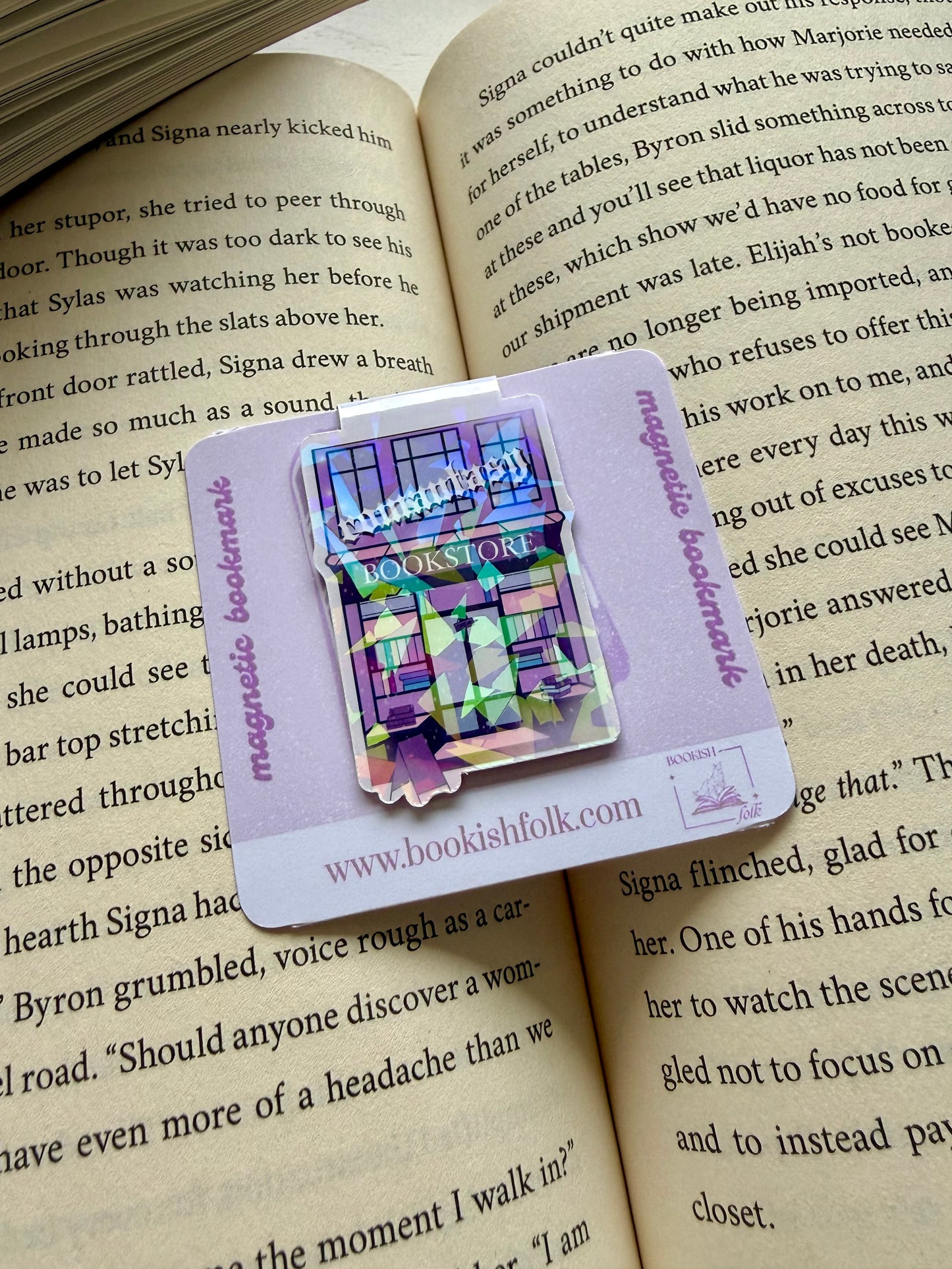 romantasy bookstore - magnetic bookmark