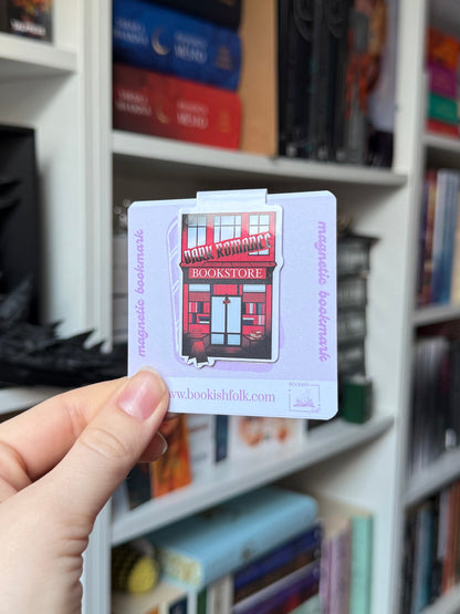 dark romance bookstore - magnetic bookmark