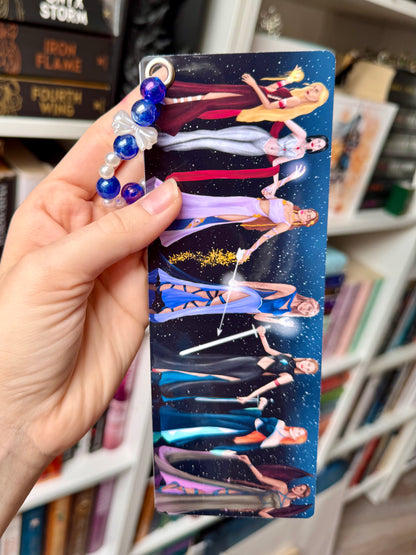 Night Court Girlies - bookmark with beads