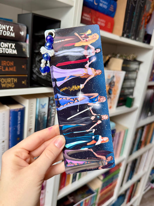Night Court Girlies - bookmark with beads
