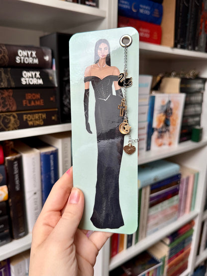 BANKS - bookmark with charms