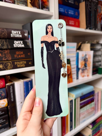 BANKS - bookmark with charms