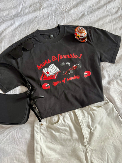 books & formula 1 - t-shirt premium