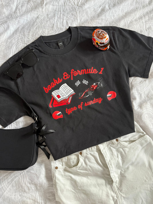 books & formula 1 - t-shirt premium
