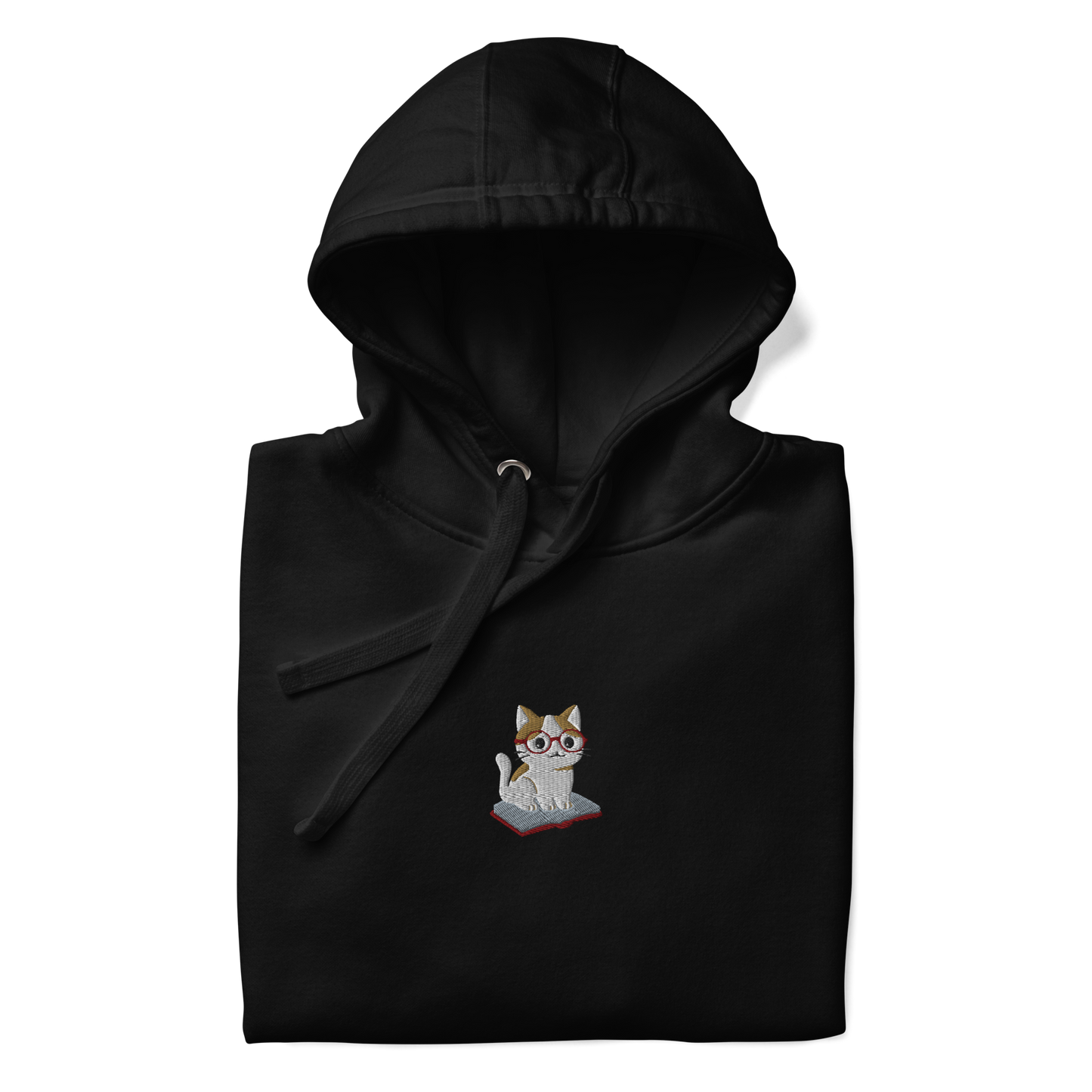 bookish cat - hoodie