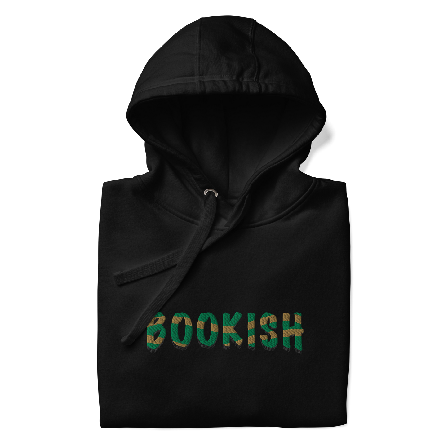BOOKISH (green/gold) - hoodie